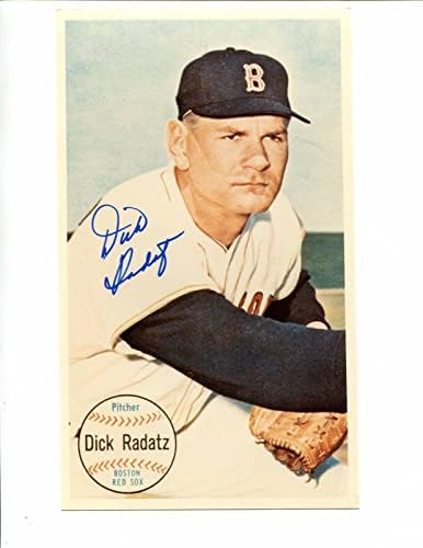 דיק רדץ חתום על חתימה בייסבול צילום רד סוקס 6x10 - תמונות MLB עם חתימה