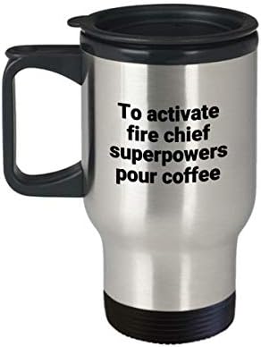 ספל נסיעות ראש אש מצחיק סרקסטי נירוסטה חידוש סופר כוח קפה רעיון מתנה כוסית