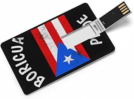 Vintage Boricua Pride Puerto Rican Flag Drive Drive כונן USB 2.0 32G & 64G כרטיס מקל זיכרון נייד למחשב/מחשב