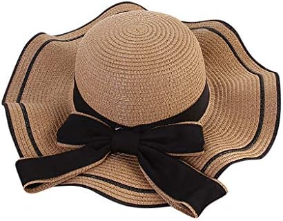 כובעים לגברים ונשים + כובעי פנמה וכובעי קש פלורנס קש שמש כובע יוניסקס קיץ רחב שחים פדורה -