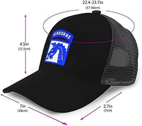 כובע נהג משאית של חיל האוויר ה -18 - כובע בייסבול רשת לגברים או לנשים בחוץ
