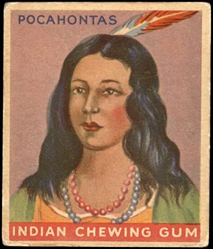1933 Goudey Indian Gum 33 Pocahontas טוב