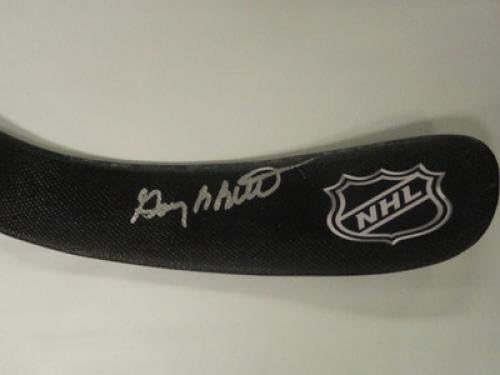 גארי בטמן חתום על הוקי מקל NHL נציב חתימה COA נדיר - מקלות NHL עם חתימה