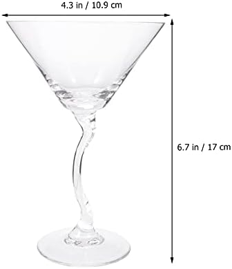 כוסות Pretyzoom סגנון יצירתי יין ייחודי מרטיני גביע רומנטי ליין שמפניה שותות בר שקוף וינטג 'מרטיני ירייה