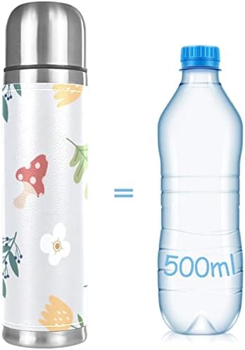 פלדת נירוסטה ואקום מבודד ספל פרח תרמוס בקבוק מים למשקאות חמים וקרים ילדים מבוגרים 16 גרם