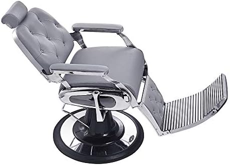 כיסא ספר כסאות הידראוליים כבדים מכסאות טייטאן באפור - 2 חבילה