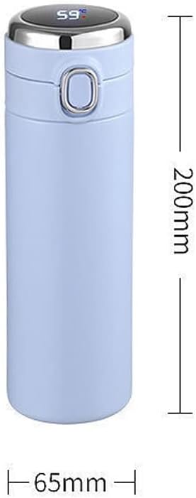 בקבוק בידוד חכם של לוקו נירוסטה ספל תרמוס דיגיטלי דיגיטלי ספל זכר ונקבה נייד כוס מים מתקדמת