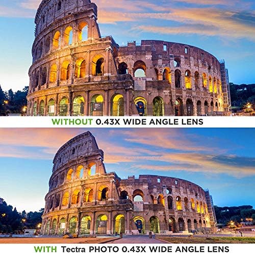 טקטרה 55 ממ 0.43 עדשת זווית רחבה מקצועית למצלמות ניקון ד3400, ד5600 וסוני אלפא