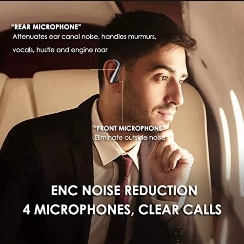אוזניות אוזניות אלחוטיות אוזניות Bluetooth עם אוזניים אטומות למים IPX7 מעל ניצני האוזן אלחוטי Bluetooth