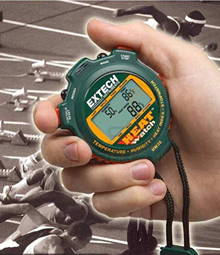 Expech Instruments HW30-Nistl Heatwatch לחות/שעון עצר טמפרטורה עם NISTL