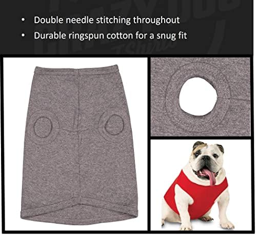 כימיה של כלבים של בייקון מצחיק חנון סיינטפיק בעלי חיים כלב חולצה אדומה ענקית