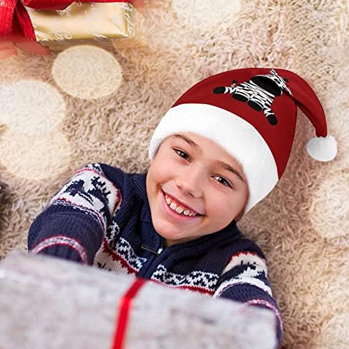 חמוד זברה חג המולד כובע אישית סנטה כובע מצחיק חג המולד קישוטים