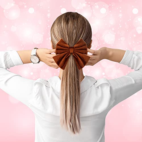 10 יחידות קטיפה גדול לעודד שיער קשתות קוקו מחזיק אלסטי שיער קשרי לעודד דברים שיער אביזרי עבור בנות נשים