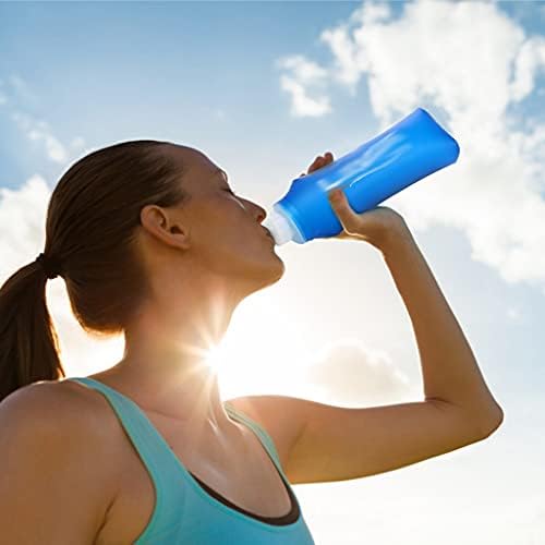 LMMDDP 1/2 יח '500 מל מים חיצוניים בקבוק שתייה בקבוק קיפול רך סיליקון BPA בקבוק ספורט בחינם לרכיבה על