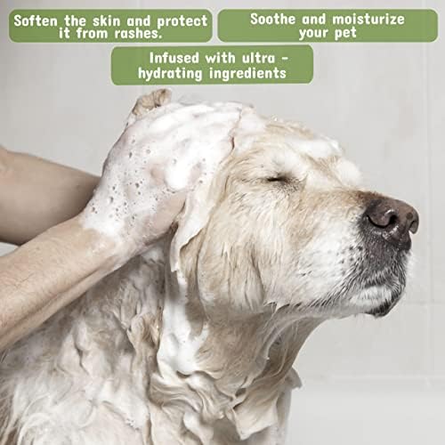 שמפו לחות משי לחיות מחמד-שמפו לחות לכלבים לעור יבש ומגרד-חדור משי, ויטמין ה