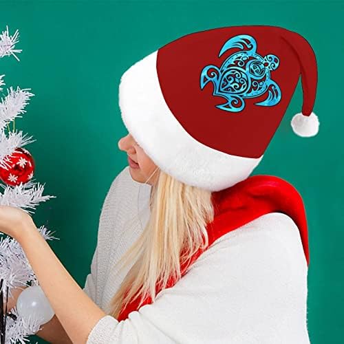 הוואי ים צב חג המולד כובע רך קטיפה סנטה כובע מצחיק כפה עבור חג המולד לשנה חדשה חגיגי מפלגה