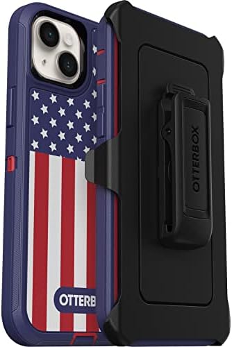 Otterbox iPhone 14 Plus Series Series Case - דגל אמריקאי, מחוספס ועמיד, עם הגנת נמל, כולל קיקת קליפ