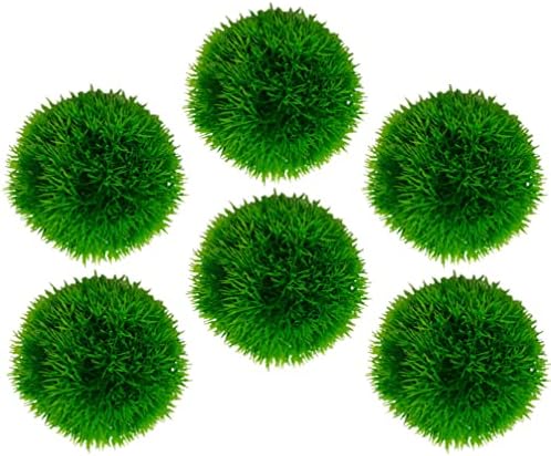 2 יחידות אקווריום צמחים מלאכותי דשא כדורי פלסטיק צמחי מים אקווריום קישוטי דגי טנק אצות מים דשא אביזרי