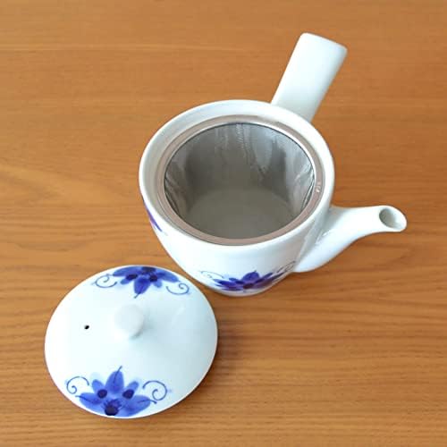 קומקום יפני קרמיקה קיוסו 13.5 גרם אריטה אימארי כלי מיוצר ביפן סיר תה חרסינה לתה ירוק סאקורה-כך