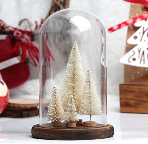 8 יחידות 4.92/3.35/2.56/1.77 אינץ 'עץ חג המולד מיני עץ אורן קטן שהונח במסיבת שולחן העבודה ביתי לקישוט