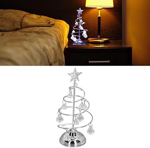מנורת עץ חג המולד של Diyeeni, מנורת עץ שולחן המופעל על ידי סוללה, עץ חג המולד עץ דקורטיבי אור לבית,
