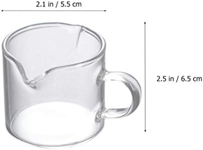 קפה דויטול מדידת זכוכית אספרסו מדידת זכוכית זכוכית יריית זכוכית כפול כוס כוס כוס חלב כוסות כוס מדידה