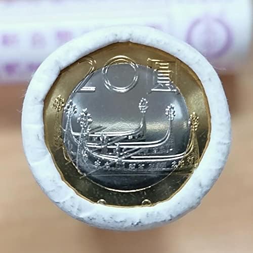 מטבע אסייתי אוצר אי אופי אי מונה לודו טייוואן 20 מטבע מטבע זיכרון יואן מטבע פסיפס דו-צבעי
