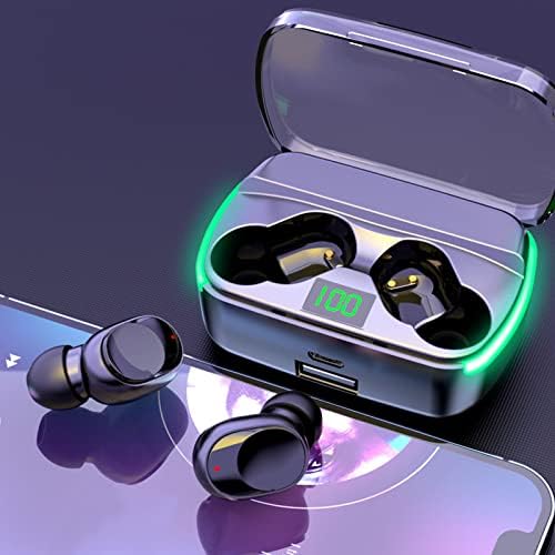 5.3 תצוגה דיגיטלית אוזניות Bluetooth אלחוטיות - ביטול רעש אטום למים Hifi איכות נשימה מגניבה אור באוזן