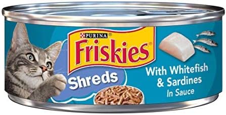 פריסקיס קרעים עם דג לבן וסרדינים ברוטב מזון רטוב לחתולים