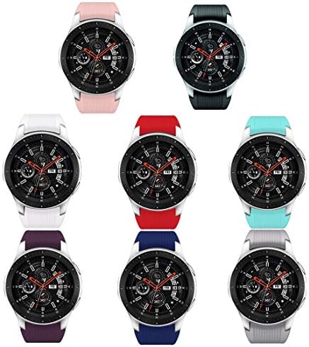 Gincoband 8 PCS להקות תואמות ל- Samsung Galaxy Watch Active2 40 ממ 44 ממ/גלקסי שעון 3 41 ממ 45 ממ/גלקסי