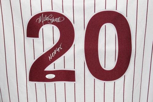 מייק שמידט חתימה פיליס ווייט מיטשל ונס ג'רזי חוף JSA 28913 - גופיות MLB עם חתימה