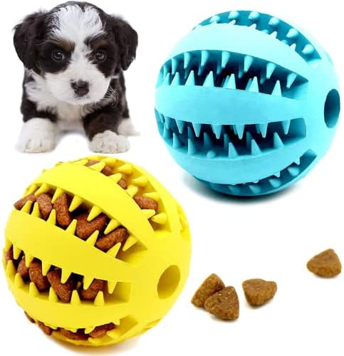 NSADETOYS לכלבים כדור כלבים גומי עבור גור כלבים צעצועים כלבים מצחיקים לגורי חיות מחמד כלבים גדולים ניקוי