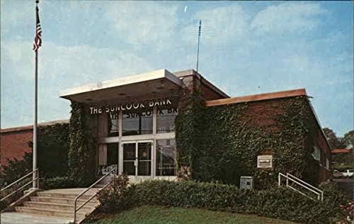 בנק Suncook Suncook, ניו המפשייר NH הגלויה המקורית של וינטג '