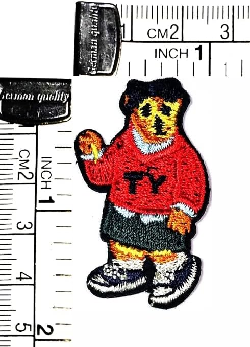 קלינפלוס מיני דוב ילד קריקטורה לתפור ברזל על תיקון רקום אפליקצית מלאכה בעבודת יד בגדי שמלת צמח כובע