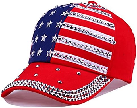 קרוקסיב ארהב בלינג בייסבול כובע ניצוץ אמריקאי דגל כובע גברים נשים היפ הופ כובעים
