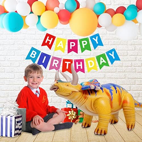 קישוטי מסיבת דינוזאור של ZQ מתנפחים במסיבת דינוזאור מתנפחים ציוד דינוזאור לקישוט יום הולדת מסיבת מעדיפה