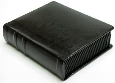אלבומי סגנון אמנות מקצועי 4x6 הכל שחור מחליק באלבום תמונות חתונה 20 עמודים