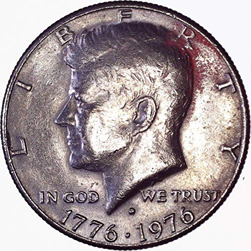1976 ד קנדי ​​חצי דולר 50C בסדר מאוד