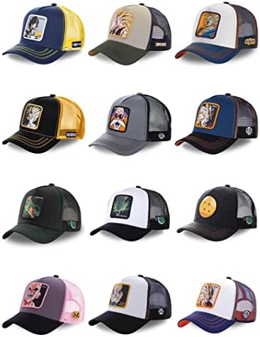 גברים של אנימה רשת כובע, נהג משאית כובע, מעוקל ברים בייסבול כובע, מגן כובע