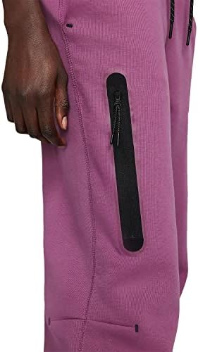 מכנסי פליס טק של נייק ספורט מכנסיים לנשים S, Bor Deaux Light Light