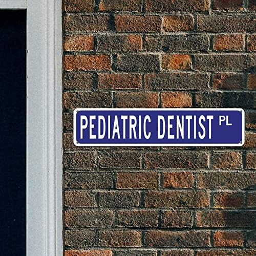 רופא שיניים לילדים מתנה קיר עיצוב קיר שלט מתכת מקצוע מקצוען רופא שיניים עיצוב ארט קיר קיר עיצוב פלאק