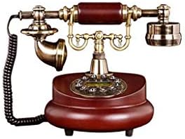 Zyzmh טלפון דקורטיבי עתיק, טלפון קווי קווי משרד יצירתי אופנה ביתית קבועה טלפון רטרו עתיק אירופי