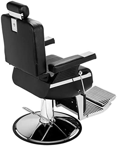 שיער שכיבה כיסא מספרה תספורת כיסא מסתובב וניתן להרמה לשים למטה קל ניגב שחור