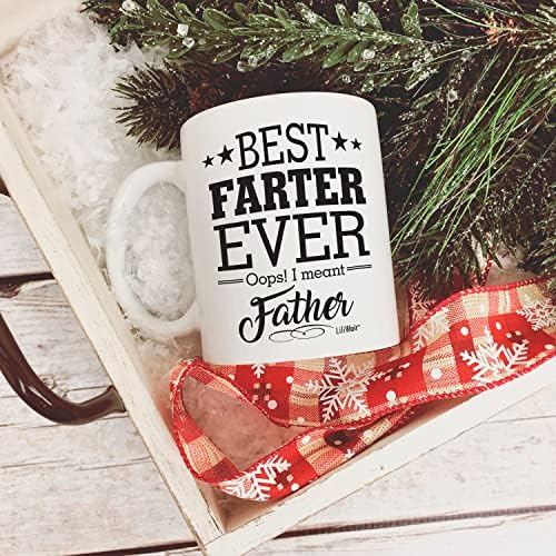 ליליווייר חג המולד מתנות לאבא מבת בן ילדים, אבא מתנות קפה ספל, הטוב ביותר מגניב שמח מצחיק אבות יום יום