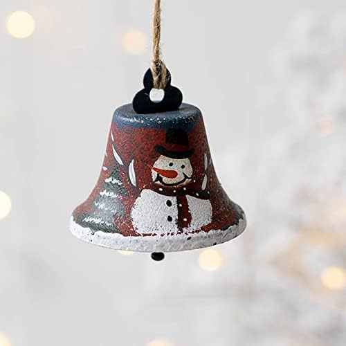 חג המולד ברזל פעמון תליון ישן שלג פעמון קישוט עץ חג המולד פעמון חג המולד קישוט חג המולד קישוטי חג המולד