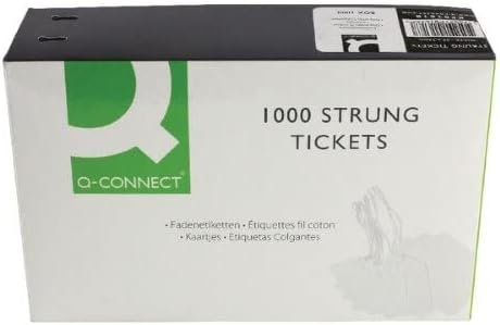 Q -Connect KF01620 כרטיס Strund 48x30 ממ - לבן