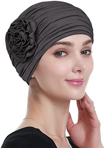 אלורם מעצב פרחים כימו מכסים לאובדן שיער כובעים סרטן הובלה לנשים