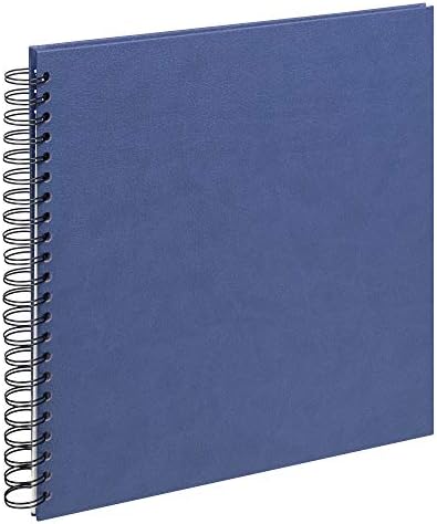 אלבום ספירלה של וולטר עיצוב, 30X30 סמ, כחול