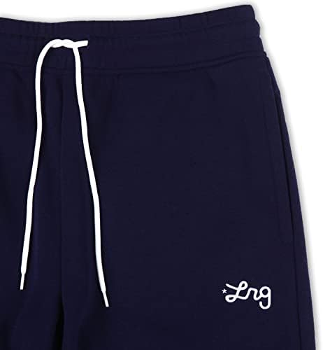 לוגו תסריט לגברים של LRG משרטט מותניים פעילים מכנסי טרנינג עם כיסים