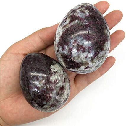 Binnanfang AC216 1PC אדום טבעי אדום טורמלין קוורץ כדור קריסטל כדורי ביצה ריפוי אבנים מלוטשות אבנים טבעיות
